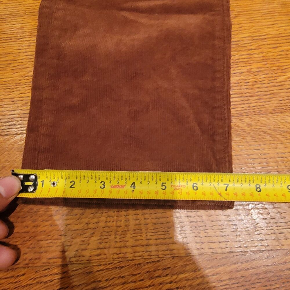 Bonobos Slim French Corduroy Pants 33x32  Brown Cotton Stretch - Picture 11 of 12